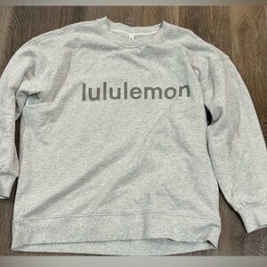 Lululemon perfectly oversized crew graphic